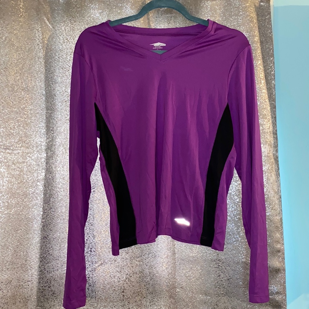 Purple, Avia work out long sleeve shirt